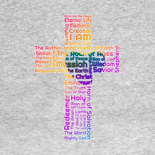 Names of Jesus Cross by AlondraHanley